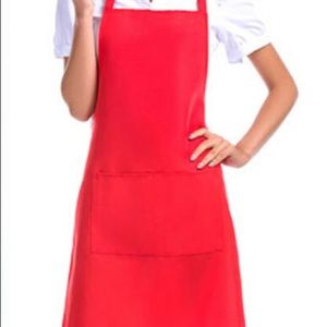 Set of 2 Red Chef Easy Aprons